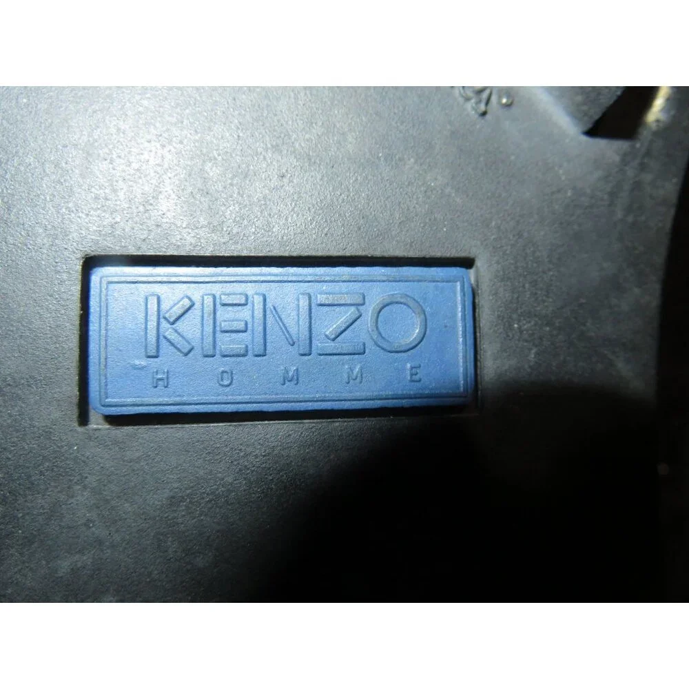 KENZO Homme Black Italian Suede Leather lace up dress boots size 43 or US 10